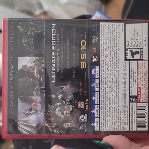 PS4 Playstation hits injustice gods among us ultimate edition dc wb - Picture 2 of 9